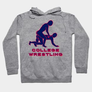 College Wrestling (Mount Art) Hoodie